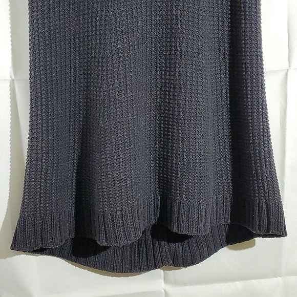 Heather B Dary Grey Knit T-Shirt Long Cardigan/Sweater - Size Petite Medium - Picture 11 of 11